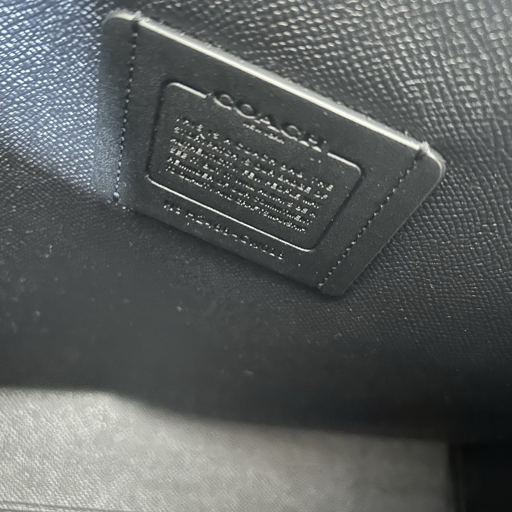 Coach Mollie Tote Taupe Crocodile Embossed Leather Shoulder Bag 1665 - Picture 11 of 16